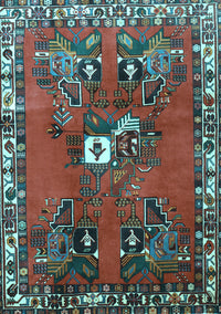 Persian Light Blue Traditional Rug, tr715lblu