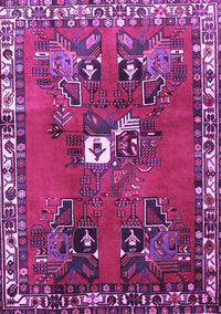 Persian Purple Traditional Rug, tr715pur