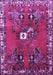 Machine Washable Persian Purple Traditional Area Rugs, wshtr715pur