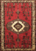 Machine Washable Persian Brown Traditional Rug, wshtr716brn