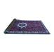 Sideview of Persian Blue Traditional Rug, tr716blu
