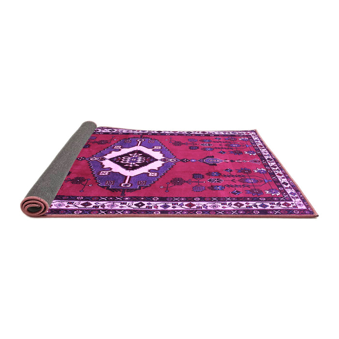 Sideview of Persian Purple Traditional Rug, tr716pur