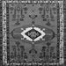 Serging Thickness of Persian Gray Traditional Rug, tr716gry