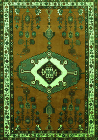 Persian Green Traditional Rug, tr716grn