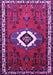 Machine Washable Persian Purple Traditional Area Rugs, wshtr716pur