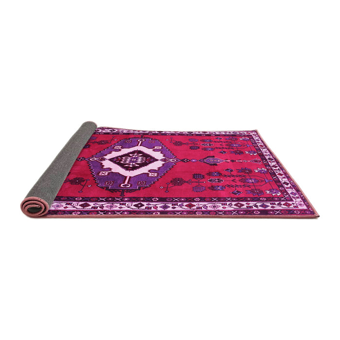 Sideview of Persian Pink Traditional Rug, tr716pnk