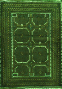 Persian Green Traditional Rug, tr717grn