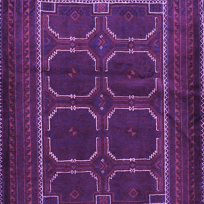 Machine Washable Persian Purple Traditional Area Rugs, wshtr717pur