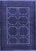 Persian Blue Traditional Rug, tr717blu
