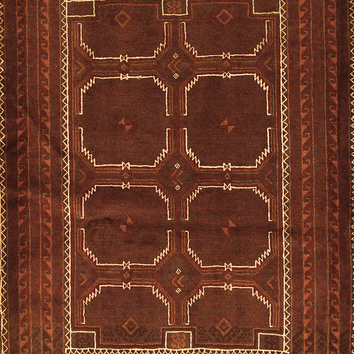 Serging Thickness of Machine Washable Persian Orange Traditional Area Rugs, wshtr717org