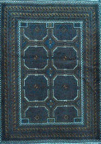 Persian Light Blue Traditional Rug, tr717lblu