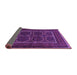 Sideview of Persian Purple Traditional Rug, tr717pur