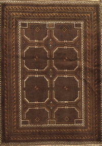 Persian Brown Traditional Rug, tr717brn