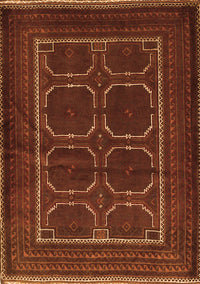 Persian Orange Traditional Rug, tr717org