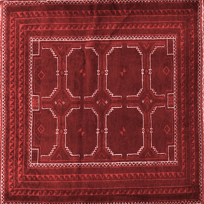 Machine Washable Persian Red Traditional Rug, wshtr717red