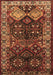 Persian Brown Traditional Rug, tr718brn