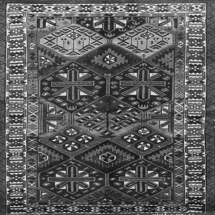Serging Thickness of Persian Gray Traditional Rug, tr718gry