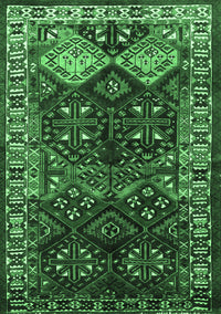 Persian Emerald Green Traditional Rug, tr718emgrn