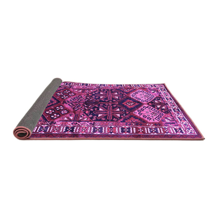 Sideview of Persian Purple Traditional Rug, tr718pur