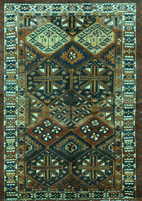Persian Turquoise Traditional Rug, tr718turq