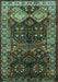 Persian Turquoise Traditional Rug, tr718turq