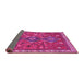 Sideview of Persian Pink Traditional Rug, tr719pnk