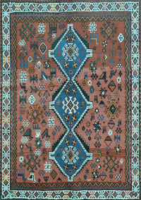 Persian Light Blue Traditional Rug, tr719lblu