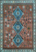 Persian Light Blue Traditional Rug, tr719lblu