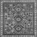 Serging Thickness of Persian Gray Traditional Rug, tr719gry