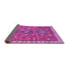 Sideview of Persian Purple Traditional Rug, tr719pur