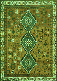 Persian Green Traditional Rug, tr719grn