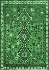 Persian Emerald Green Traditional Rug, tr719emgrn