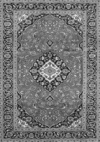 Medallion Gray Traditional Rug, tr71gry