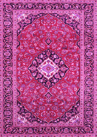 Medallion Pink Traditional Rug, tr71pnk