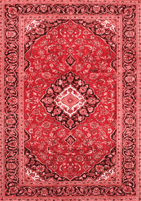 Medallion Red Traditional Rug, tr71red