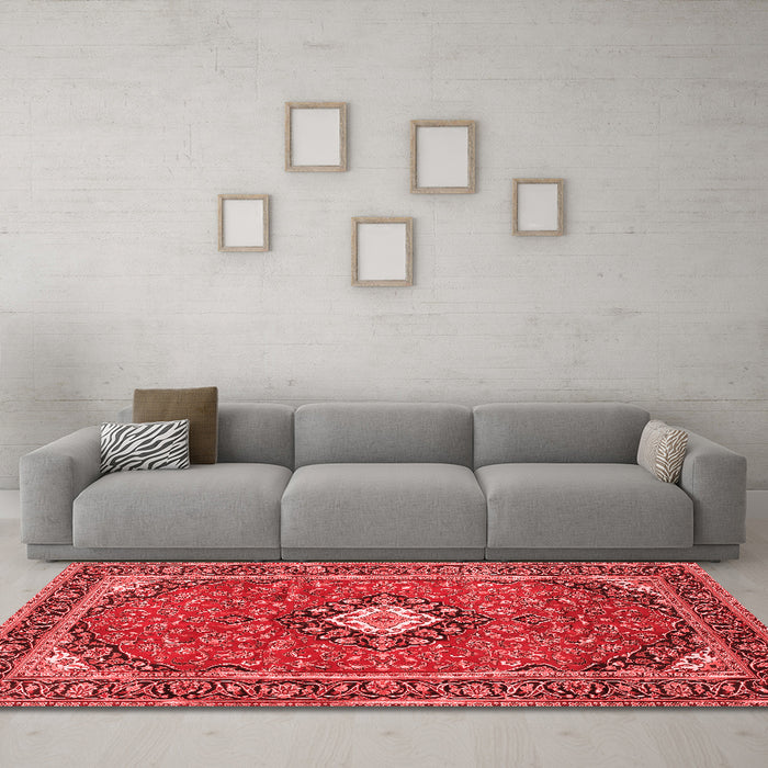Traditional Red Washable Rugs