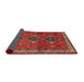Sideview of Traditional Red Persian Rug, tr720