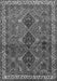 Serging Thickness of Machine Washable Persian Gray Traditional Rug, wshtr720gry