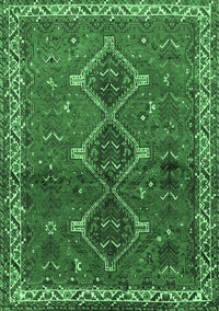 Persian Emerald Green Traditional Rug, tr720emgrn
