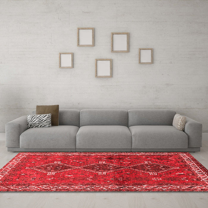 Traditional Red Washable Rugs