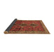 Sideview of Persian Brown Traditional Rug, tr720brn
