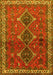 Machine Washable Persian Yellow Traditional Rug, wshtr720yw