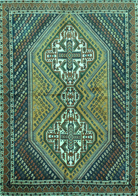 Persian Turquoise Traditional Rug, tr721turq
