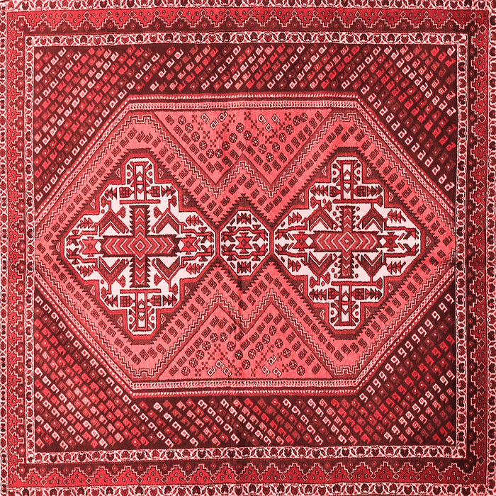 Machine Washable Persian Red Traditional Rug, wshtr721red