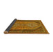 Sideview of Persian Yellow Traditional Rug, tr721yw