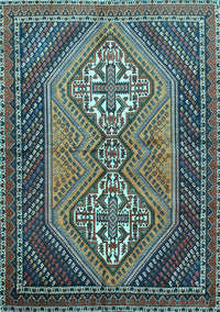 Persian Light Blue Traditional Rug, tr721lblu