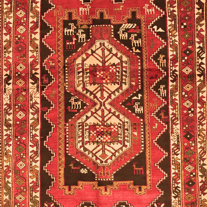 Southwestern Orange Country Rug, tr722org