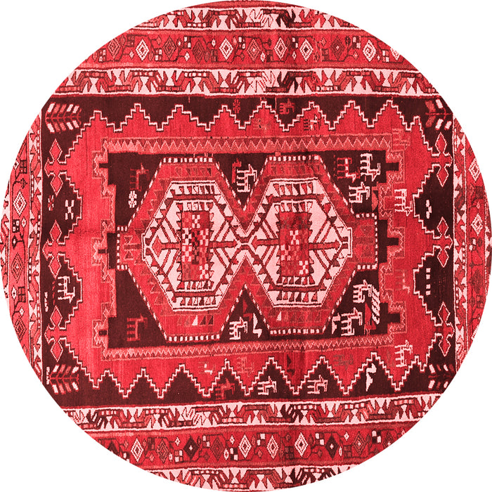 Machine Washable Southwestern Red Country Rug, wshtr722red