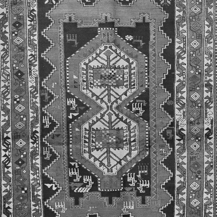 Southwestern Gray Country Rug, tr722gry