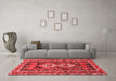 Country Red Washable Rugs